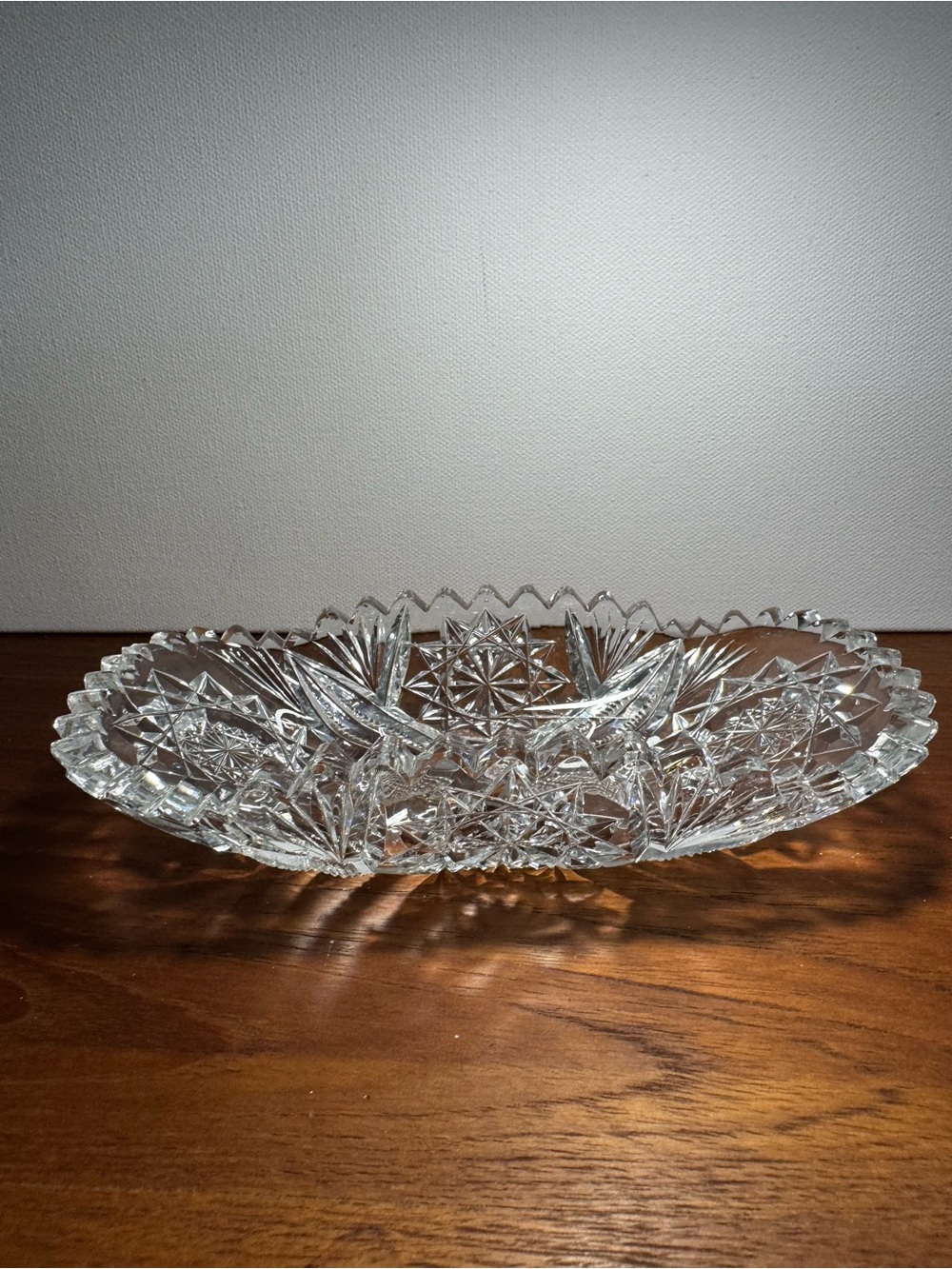 American Brilliant Period cut glass bowl.